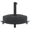 Parasolvoet met wielen voor stok van 38 / 48 mm 27 kg rond