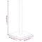 VidaXL Krabpaal 35x35x70 cm lichtgrijs