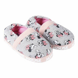 Slippers Voor in Huis Minnie Mouse Lichtgrijs Schoenmaat 28-29