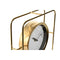 Bordsklocka Home ESPRIT Gouden Metaal Kristal 21,8 x 6 x 21,8 cm