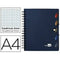 Notitieboekje Liderpapel BE18 Blauw A4