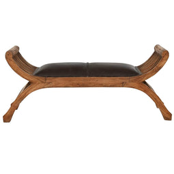 Kruk Home ESPRIT Donkerbruin Hout 130 x 36,5 x 55,5 cm