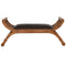 Kruk Home ESPRIT Donkerbruin Hout 130 x 36,5 x 55,5 cm