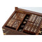Spelletjes Home ESPRIT Hout Kristal 15 x 15 x 7 cm