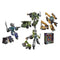 Transformeerbare Super Robot Vrachtwagen Kraan 23,5 x 8 x 26,5 cm