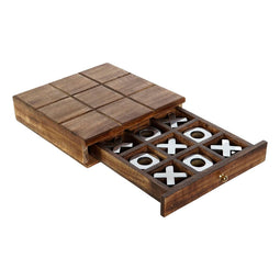 Drie-op-een-rij Spel Home ESPRIT 18 x 18 x 4 cm