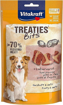 VITAKRAFT Treaties Bits with liver - hondensnack - 120 g