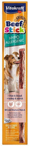 VITAKRAFT Beef Stick Hypoallergenic turkey with ostrich - hondensnack - 12 g