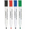 Whiteboard-marker Q-Connect KF26038 Wit Multicolour (4 Stuks)