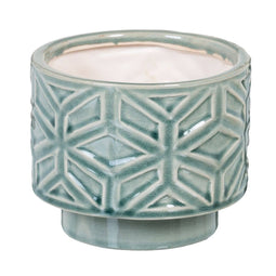 Grondlegger Blauw Keramisch 13,5 x 13,5 x 11,5 cm
