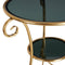 Bijzettafel Gouden Kristal Ijzer 66 x 60 x 62 cm