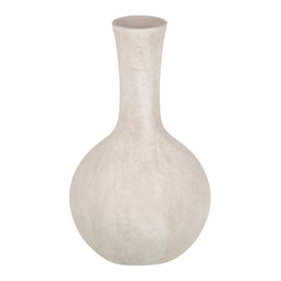 Vaas Crème Keramisch Zand 19 x 19 x 35 cm