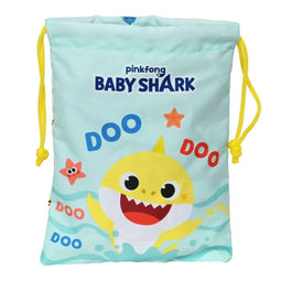Lunchtrommel Baby Shark Beach Day Geel Licht Blauw (20 x 25 x 2 cm)