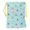 Lunchtrommel Baby Shark Beach Day Geel Licht Blauw (20 x 25 x 2 cm)