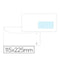 Enveloppen Liderpapel SL36 Wit Papier 115 x 225 mm (25 Stuks)