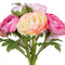 Boeket Groen Roze Rozen 20 x 20 x 35 cm