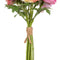Boeket Groen Roze Rozen 20 x 20 x 35 cm