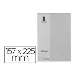 Enveloppen Rossler Papier 220711511 Grijs Papier 157 x 225 mm