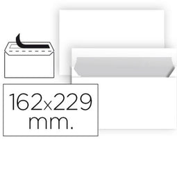 Enveloppen Liderpapel SB84 Wit Papier 162 x 229 mm (1 Stuks) (25 Stuks)