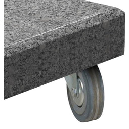 4so - Wielen voor parasolvoet 125 kg, 4 st.