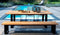 Yoi - Kaihou bench 240x45cm. alu black/teak
