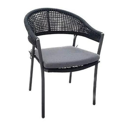 Buitengewoon de Boet - Vitaro Dining Tuinstoel Antraciet