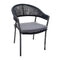 Buitengewoon de Boet - Vitaro Dining Tuinstoel Antraciet