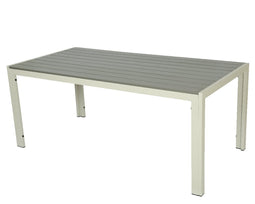 Decoris - Tivoli tafel polywood L90-W180-H74cm beige