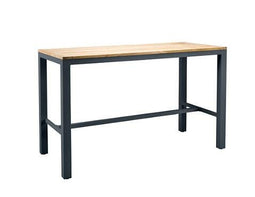 Suns - Suns Monte Vari Bar Tafel Matt Royal Grey Met Teak Top 180 x 80 cm