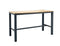 Suns - Suns Monte Vari Bar Tafel Matt Royal Grey Met Teak Top 180 x 80 cm
