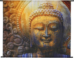 HD Collection - Wandkleed Buddha velvet 146x110 cm
