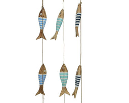 Decoris - Muurdeco albesia hout l5b2h100cm a3 Decoris