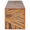 Tv-meubel 110x60x38 cm massief teakhout