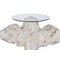 Bijzettafel DKD Home Decor Grijs Kristal Magnesium 96 x 52 x 62 cm