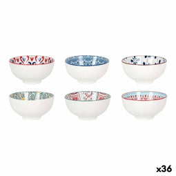 Kom La Mediterránea Aiko Multicolour ø 11 x 5,8 cm (36 Stuks)