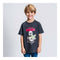 T-Shirt met Korte Mouwen voor kinderen The Mandalorian Zwart Maat 6 Jaar
