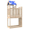 Speeltoren met rotswand 110,5x52,5x215 cm massief grenenhout