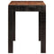 Eettafel 120x60x76 cm massief mangohout honingbruin