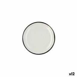 Eetbord Ariane Vital Filo Wit Keramisch Ø 21 cm (12 Stuks)