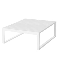 Hoofdtafel Io Wit Aluminium 100 x 100 x 45 cm