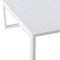 Hoofdtafel Io Wit Aluminium 100 x 100 x 45 cm