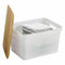 Multi-functionele Kist Confortime Wit Bruin Bamboe Plastic 36,5 x 27 x 21,5 cm (6 Stuks)