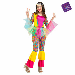 Kostuums voor Volwassenen My Other Me Hippie (2 Onderdelen) Maat M/L