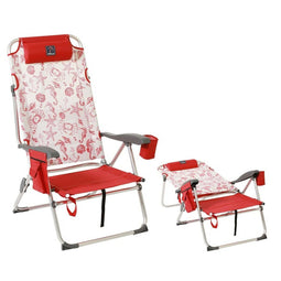 Strandstoel Rood 108 x 47 x 30 cm