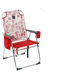 Strandstoel Rood 87 x 47 x 37 cm