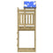 Speeltoren 85x52,5x239 cm gempregneerd grenenhout