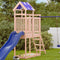 Speeltoren met ladder 110,5x52,5x215 cm massief douglashout