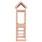 Speeltoren met ladder 110,5x52,5x215 cm massief douglashout