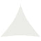 Zonnezeil 160 g/m 5x7x7 m HDPE wit
