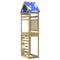 Speeltoren met klimwand 85x52,5x265 cm gempregneerd hout